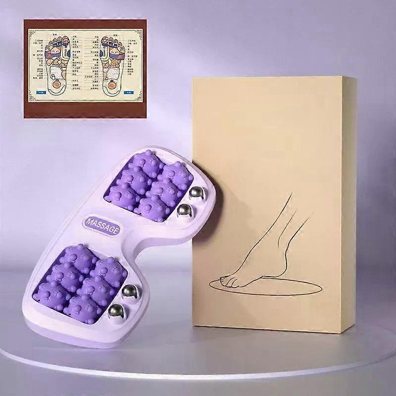 フットマッサージャーローラー足指圧ポイントマッサージ足底筋膜炎痛み緩和リラックスローラートリガーポイントリフレクソロジーツール
