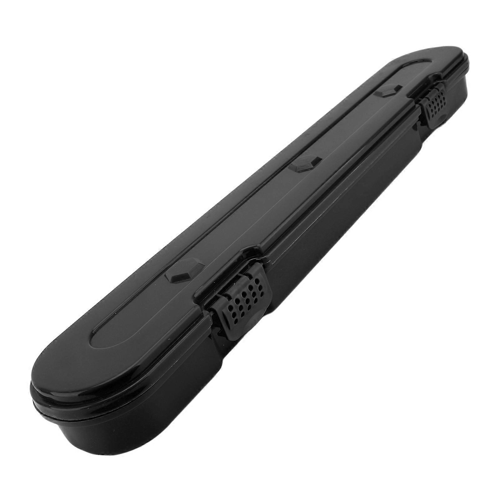 Large Capacity Black Plastic Chainsaw Chain Storage Box 413g