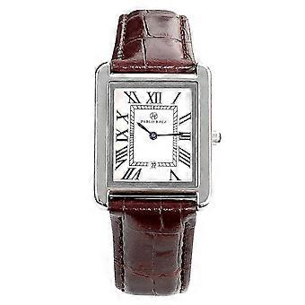 Pablo Raez Lover Watch Orologio da polso da uomo Quadrato Donne Montre Unisex Casual Orologio di coppia Argento marrone Piccolo