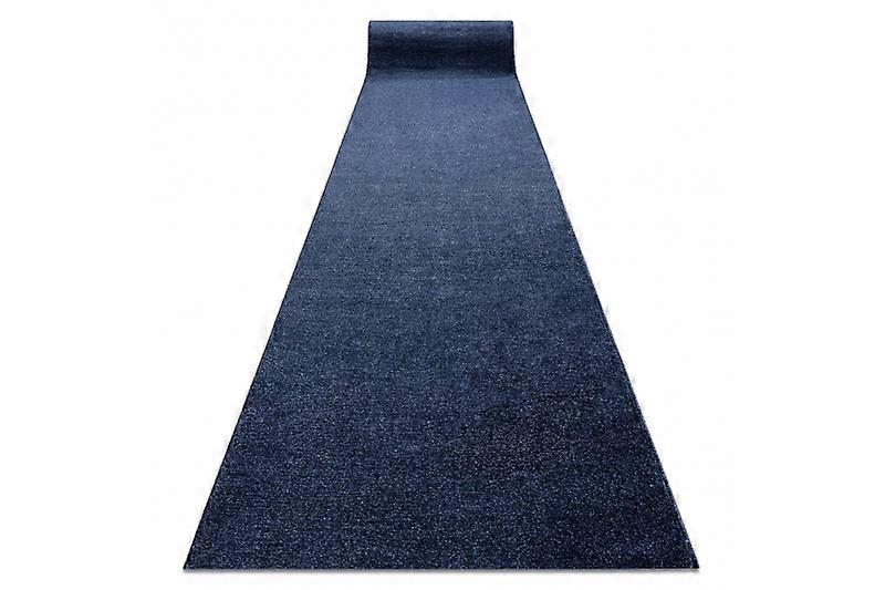 Runner SOFTY plain, one colour dark blue 80cm