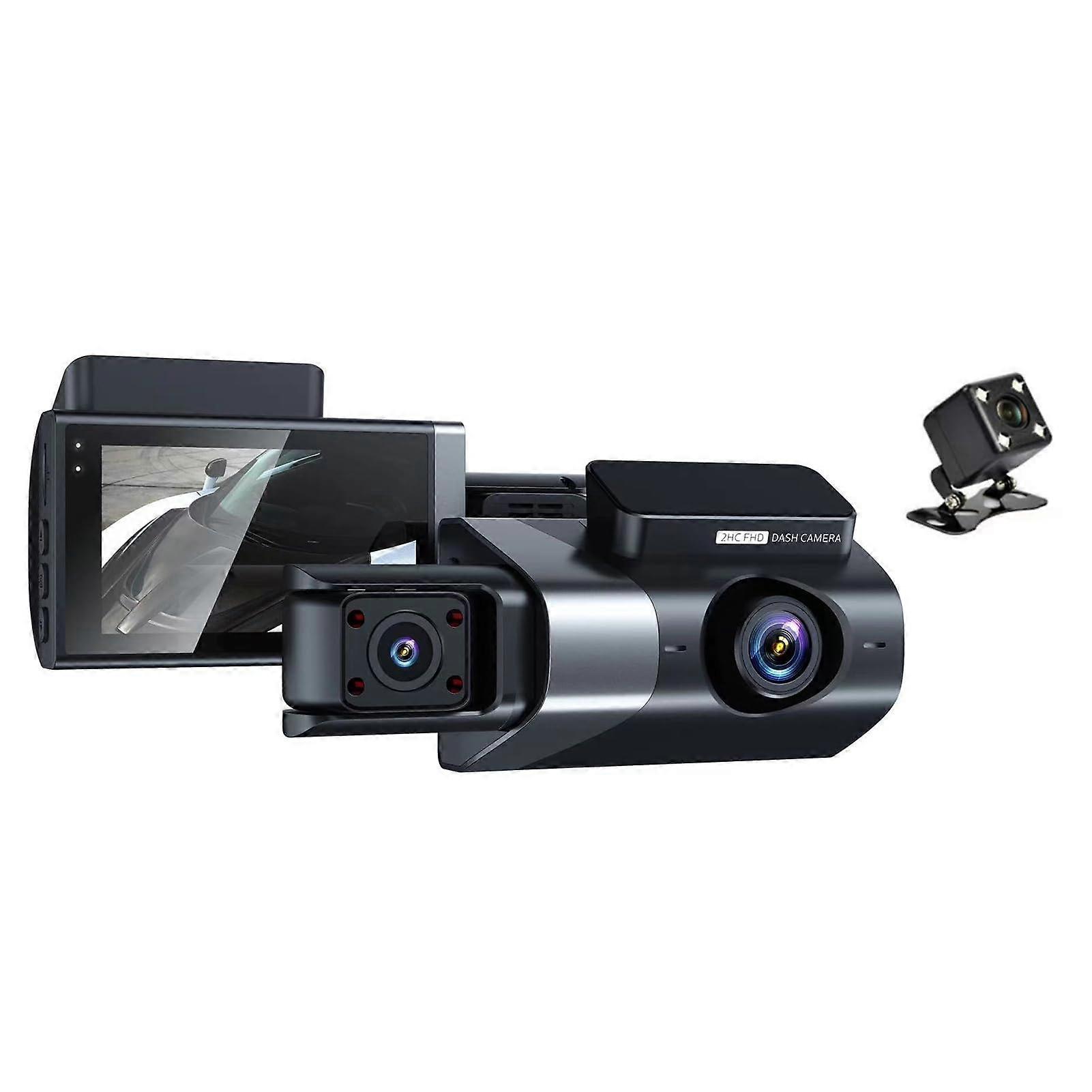 1080P HD Full Dash Cam for Front and Rear Vehicle Monitoring