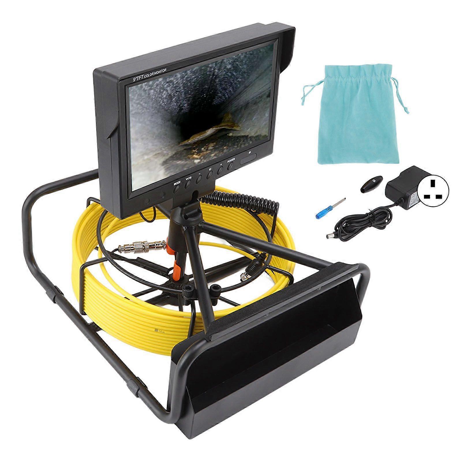 Rørendoskop, LCD, inspeksjonskamera for rørledninger