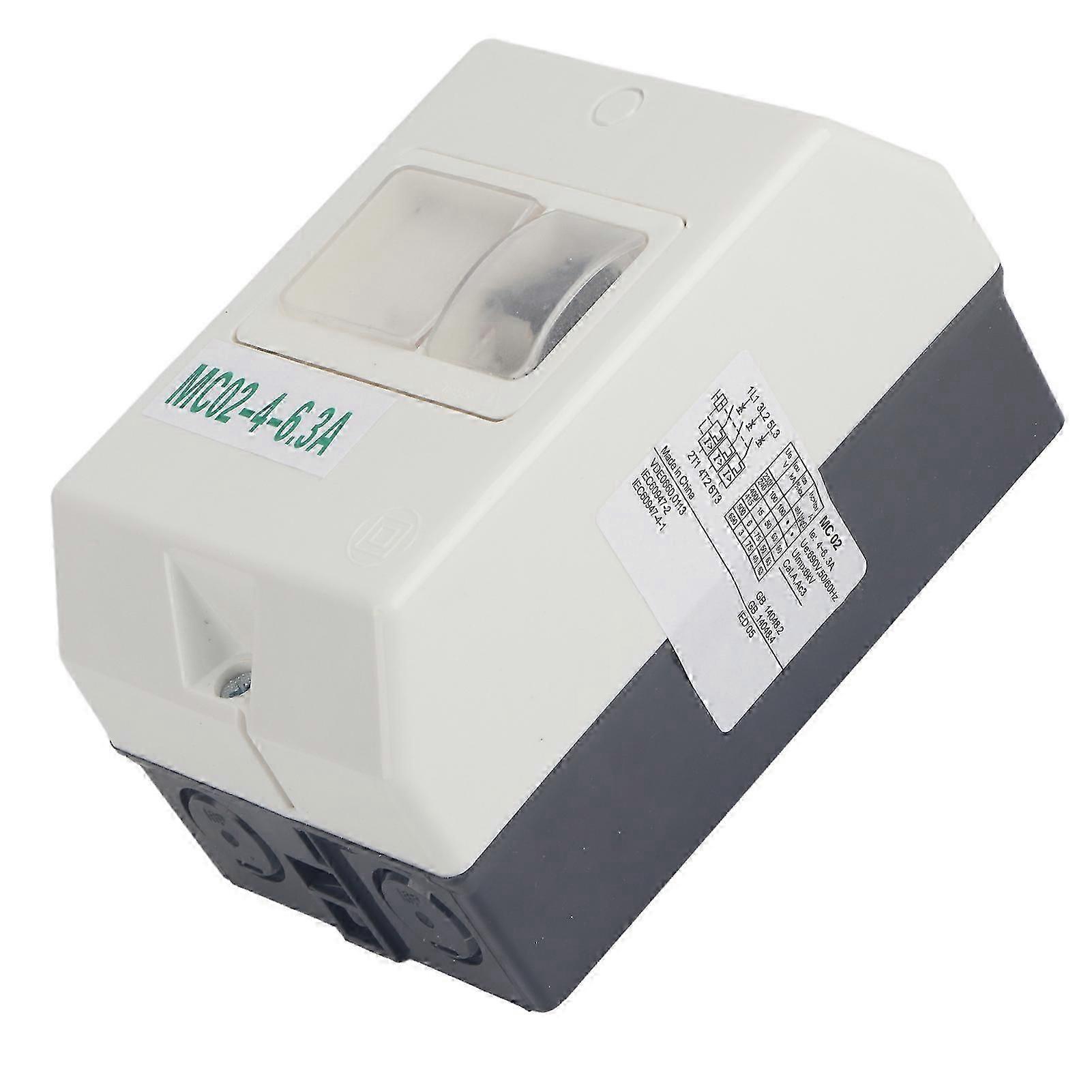 Aodai Motor Protection Switch ABS Waterproof IP55 Load Conversion Circuit Breaker 220V 380V