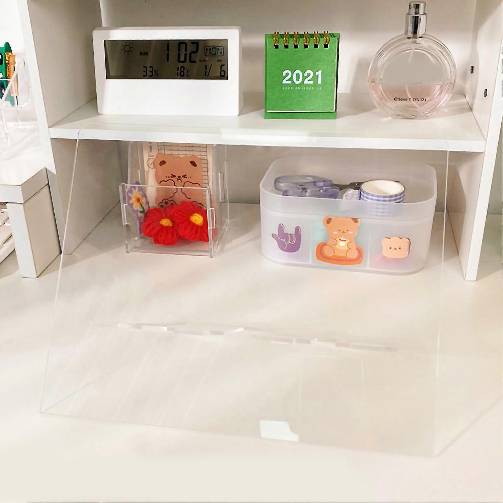 Clear Acrylic Book Stand Multipurpose Stable Acrylic Book Display Easel for Displaying Books Pictures Albums