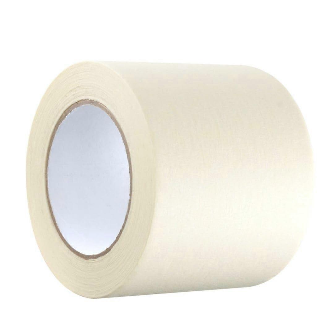 Wide Masking Tape 4 Inches x 55 Yards Multi-Surface Adhesive for Painting Home Improvement Projects 1 Roll