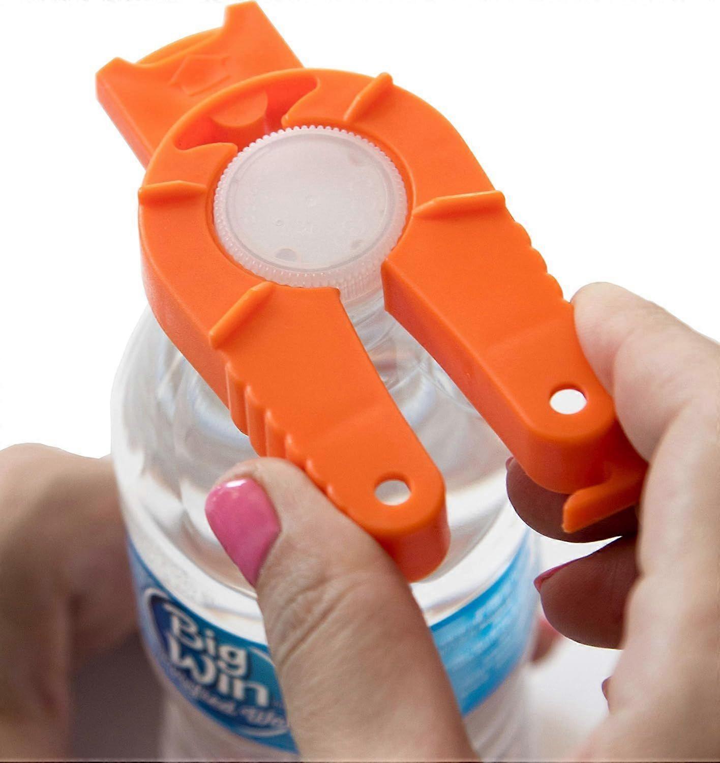 Multi-Purpose Bottle & Can Opener - Ergonomic Grip for Weak Hands, Elderly & Arthritis 2 Pack