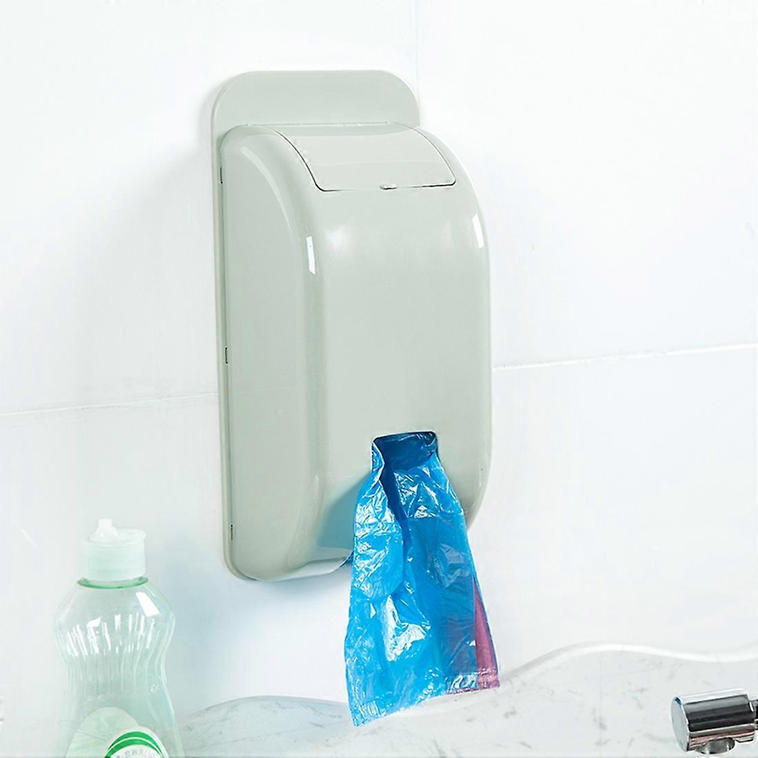 Wall Hanging Extraction Garbage Bag Storage Box, Size: 30.0 x 14.0 x 10.0cm, Random Color Delivery