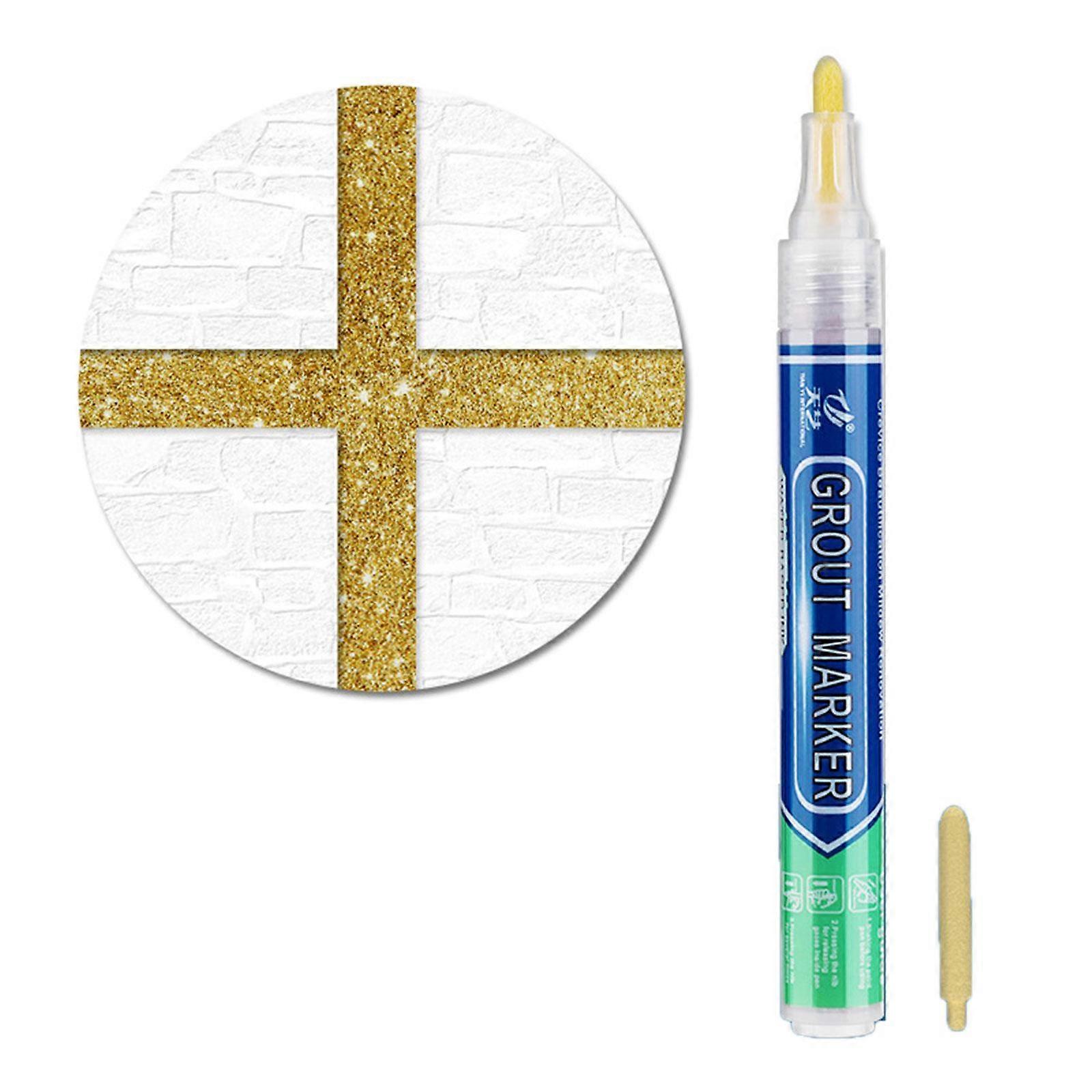 Tile Grout Pen Repair Pen Waterproof Joint Pen Tile Marker Repair Pens Grout Restorer Pen for Wall Floor Tile Lines