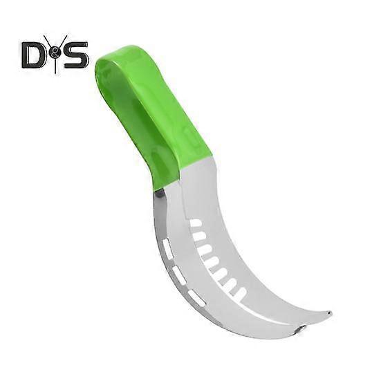 Watermelon Slicer Food Grade 304 Stainless Steel Anti-slip Plastic Handle Safe Quick Cut Fruit Melon Cutter Slicing Cutting Tool Kitchen Gadgets