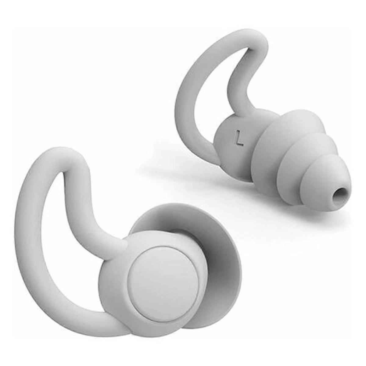 Silicone Earplugs for Sleeping, Noise-Canceling, Waterproof