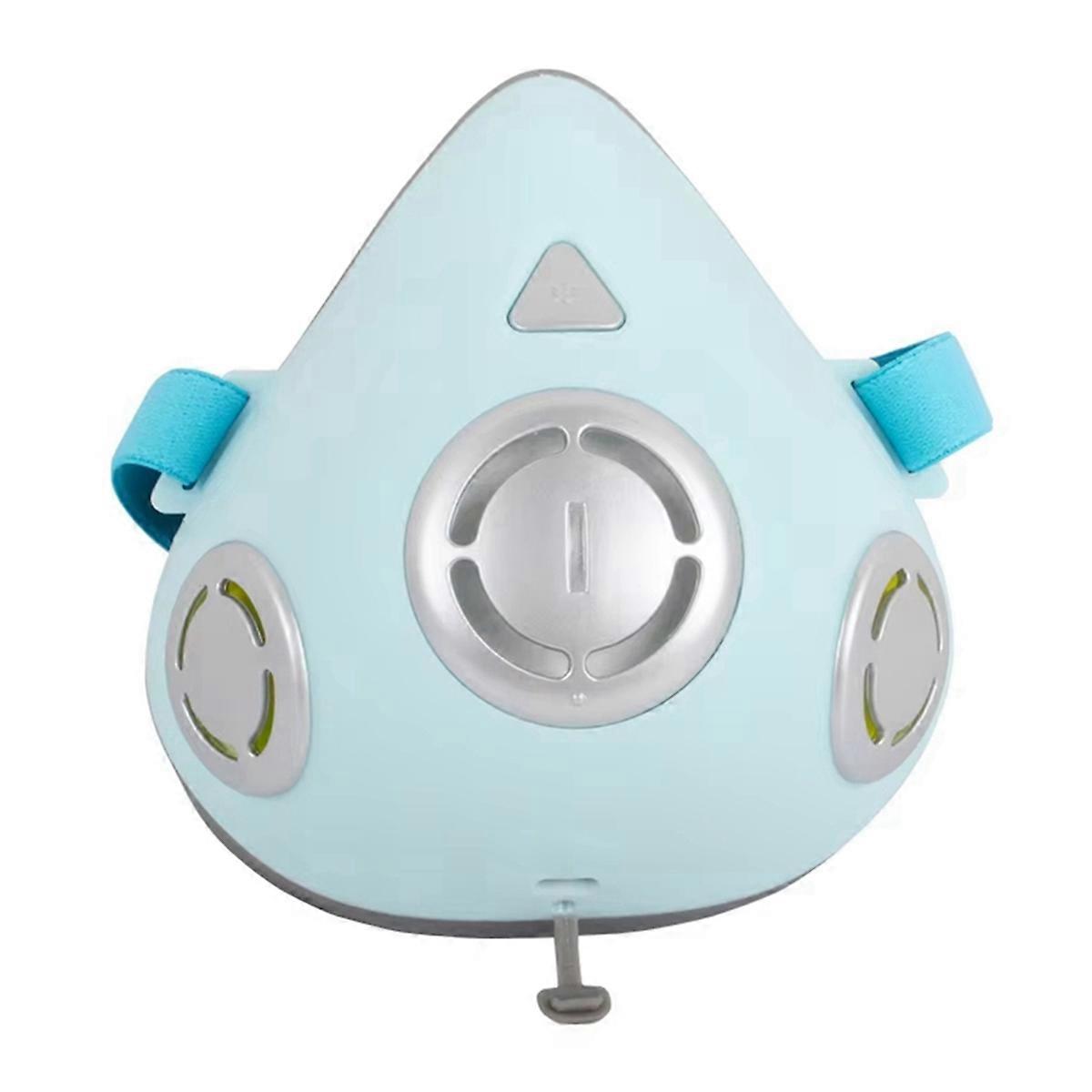 Smart Rechargeable Mask with Breathing Valve, Blue