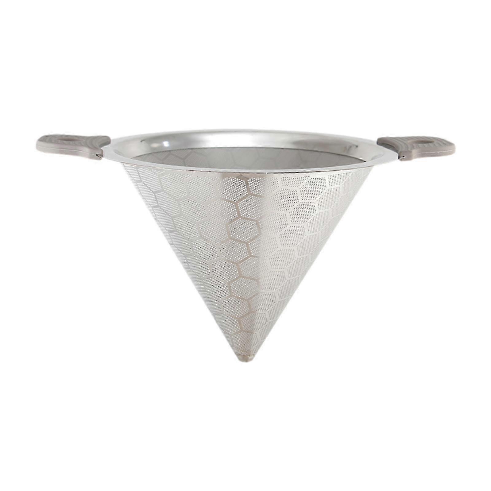 Double Handle Coffee Dripper & Tea Infuser Funnel for Espresso, French Press, Pour Over