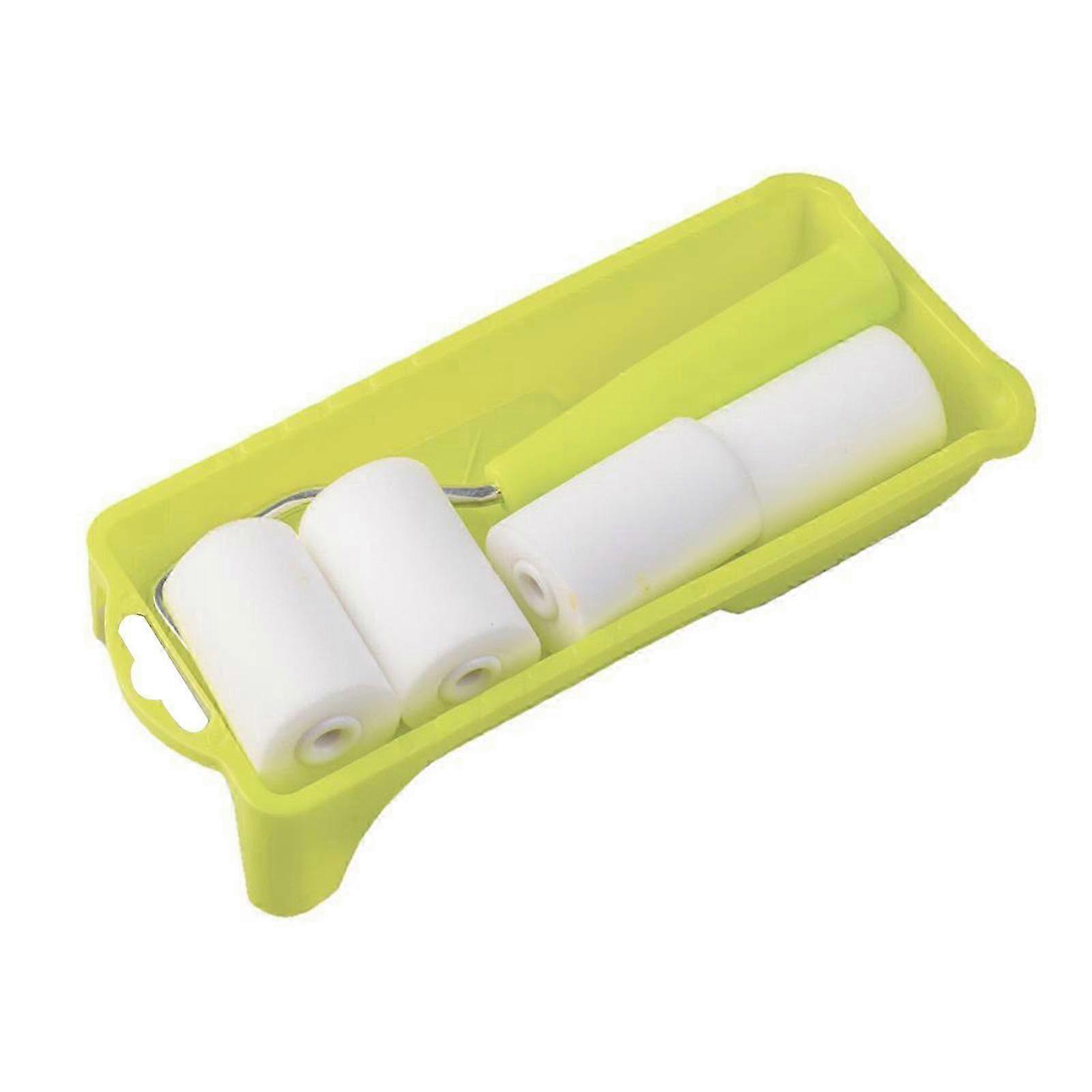 2 Inch Paint Roller Kit for Garage Floor and Driveway Stenciling with Frame & Tray, Blacktop Concrete Surface Decoration