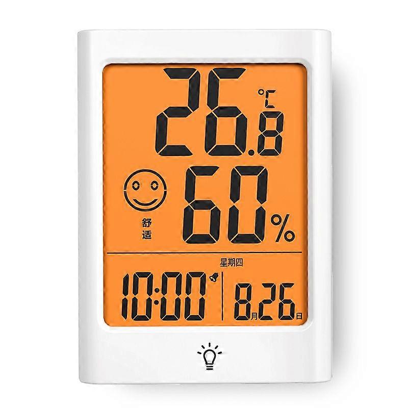 1 piece digital room thermometer and hygrometer with large screen backlight