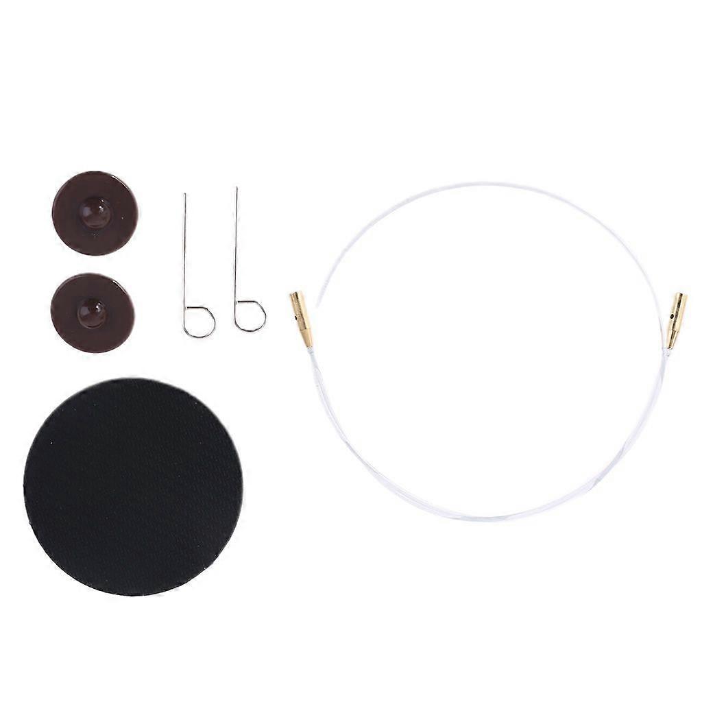 Interchangeable Knitting Needle Cable End Caps Connector Kit DIY Weaving Craft