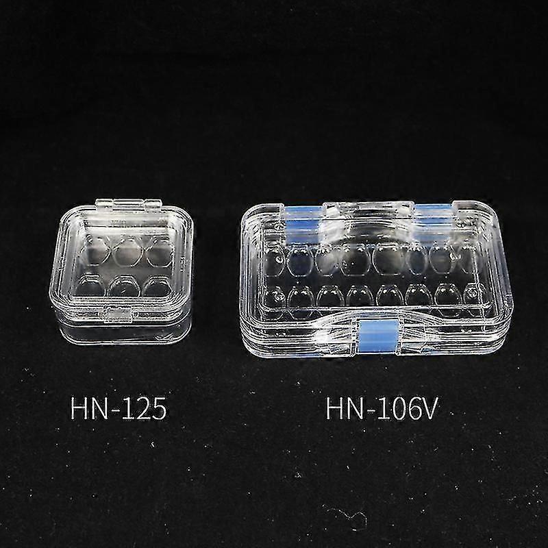 Dentistry Plastic Denture Box With Film Dentist False Tooth Case With Membrane Storage Boxes With Hole Denture Teeth Container (2 Pieces)