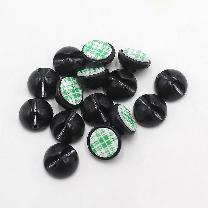 15x Cable Ties Cable Holder Cable Management Cable Fixing Cable Organizer for Cables Cable Management Black