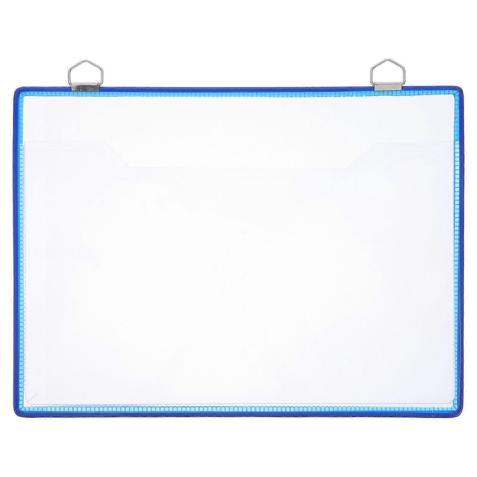 Hanging File Organizer Plastic File Storage Bag Transparent File Container for Home Office