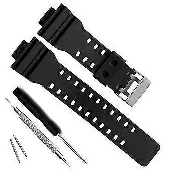 Natural Resin Replacement Strap For Men's G-shock Gd120/ga-100/ga-110/ga-100c