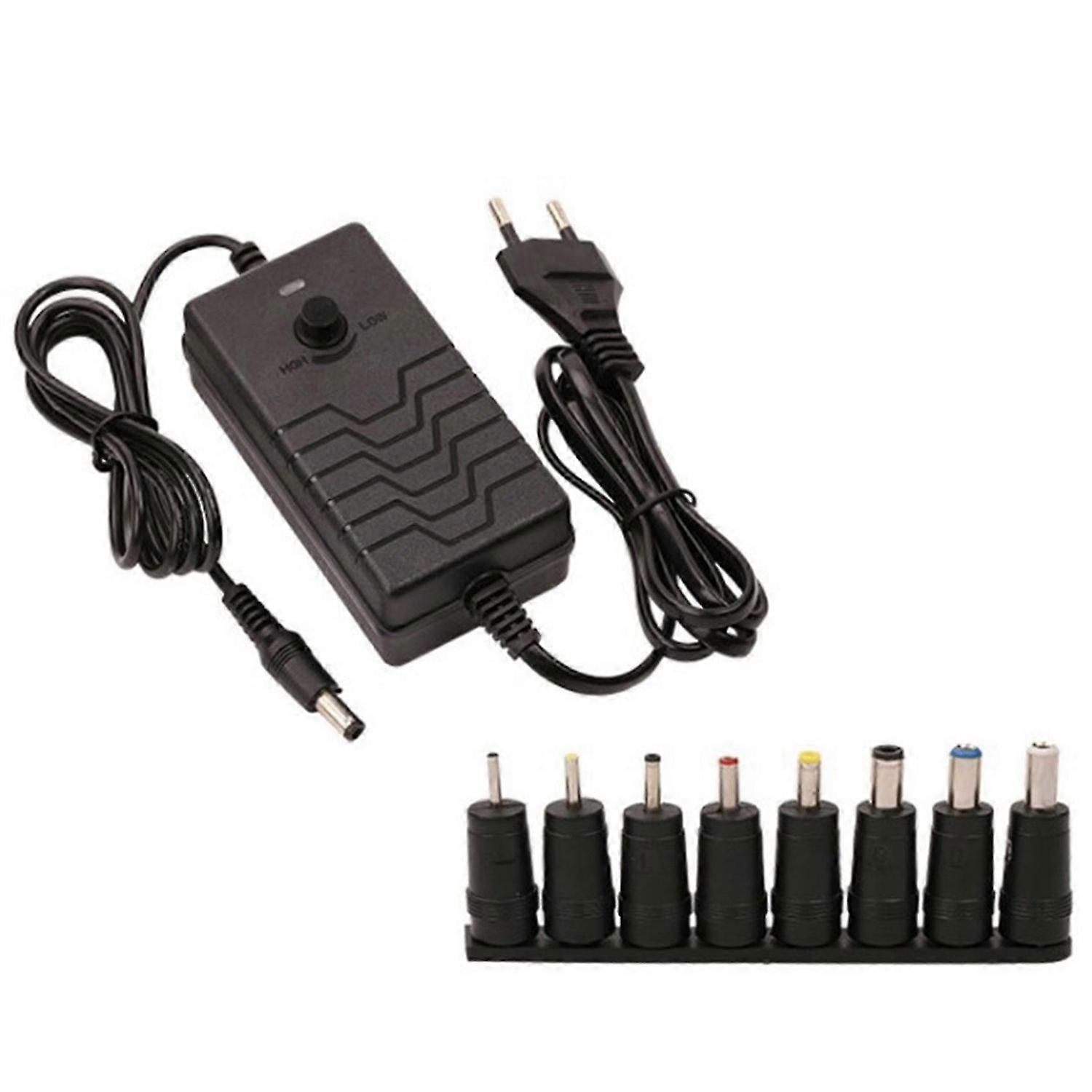 24-36V with 8 Adapters 72W Adjustable Speed Switching Power Supply Adjustable Universal AC DC Power