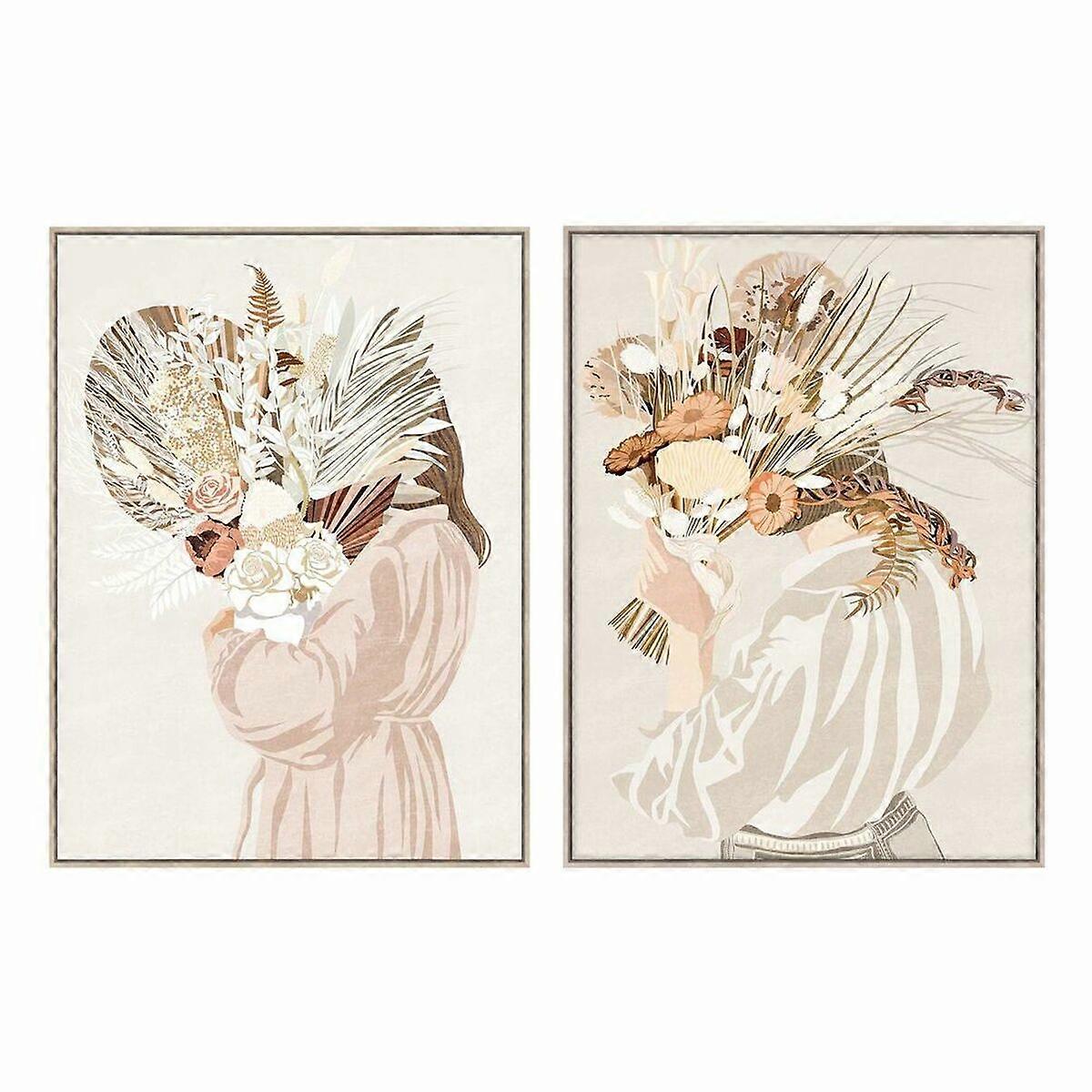 Canvas DKD Home Decor polystyrene Canvas 90 x 4 x 120 cm
