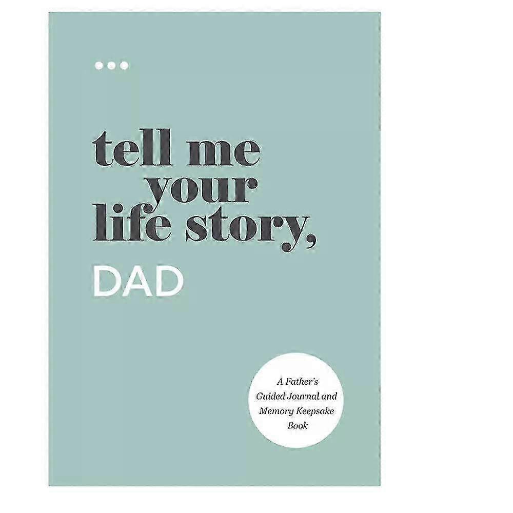 Tell Me Your Life Story, Mom/Dad/Grandma/Grandpa" Guided Journal and Memory Book Keepsake Journal Sharing Diary