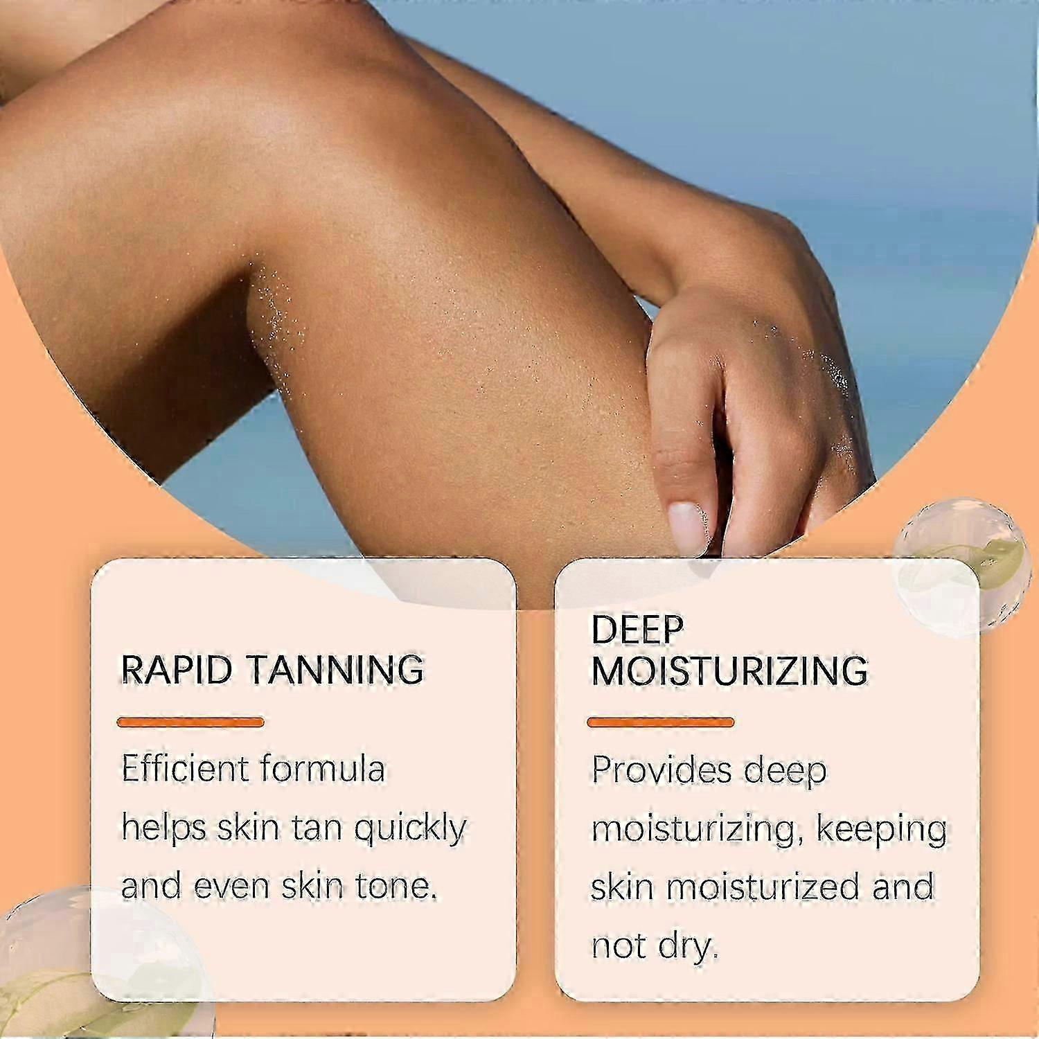 OUHOE ihoa tummuttava hoito nestemäinen kesä ulkona rantarusketus pronssi iho hellävarainen kosteuttava tummuu