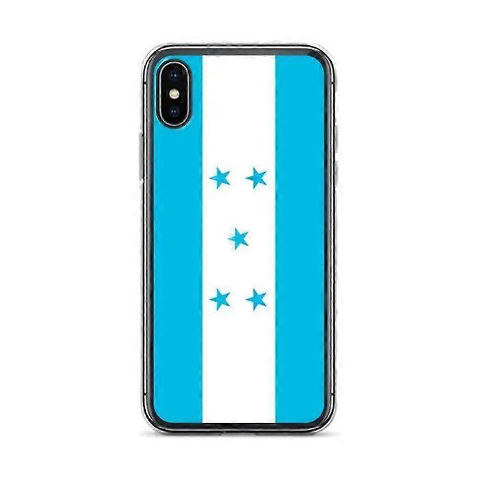 iPhone Case - Honduras Flag - Vertical Model - Soft - Multicolor - Transparent TPU