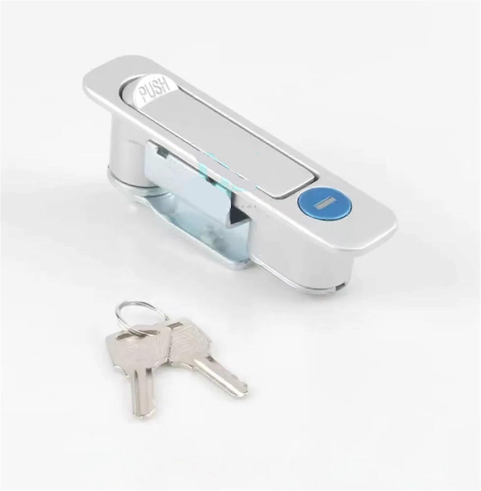 MS737 Flat Lock Switch Control Cabinet Door Lock Chassis Switch Industrial Cabinet Lock Matte Finish 1 Pc