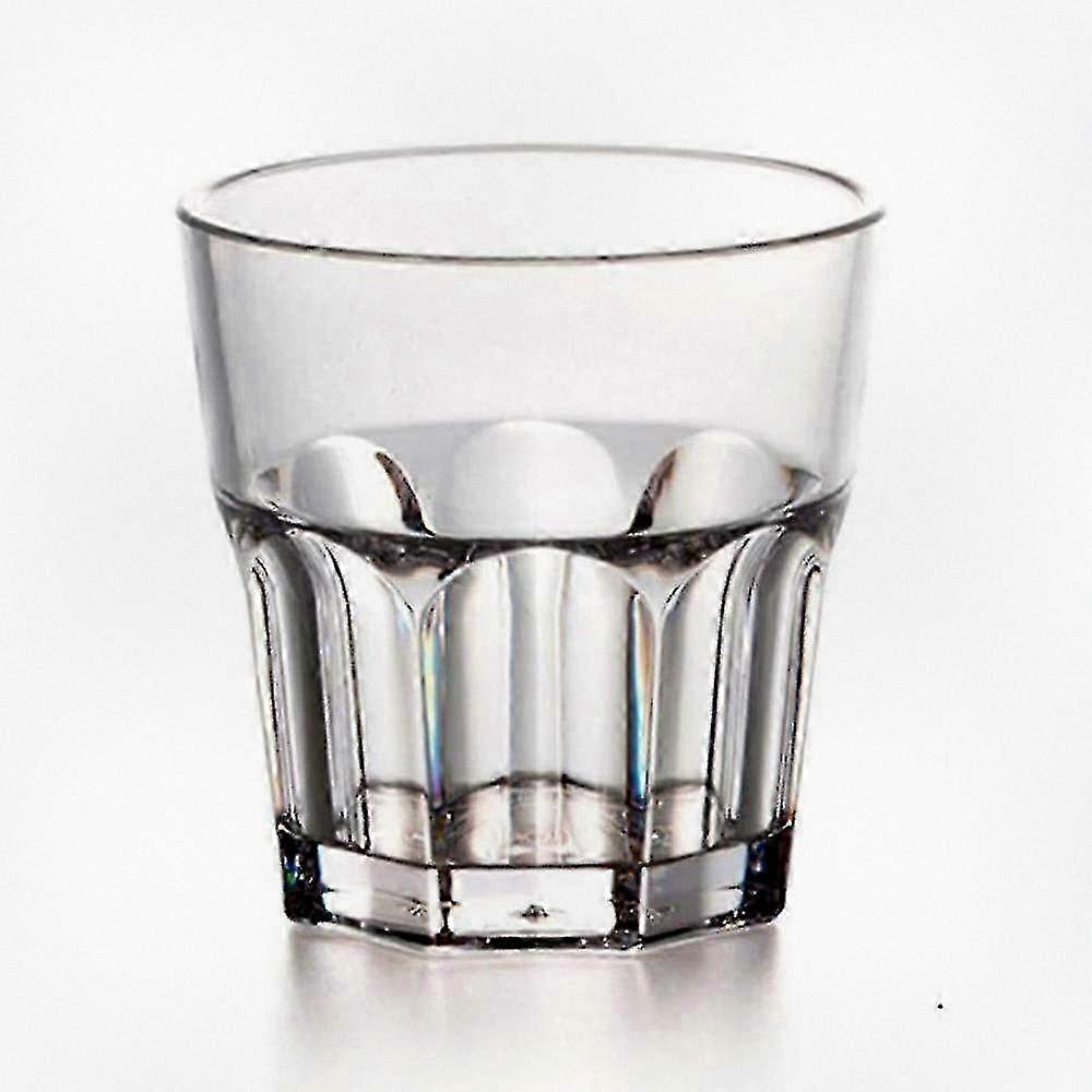 Set of 6 Clear Durable Plastic Beer Mugs, Ideal for Outdoor and Indoor Use