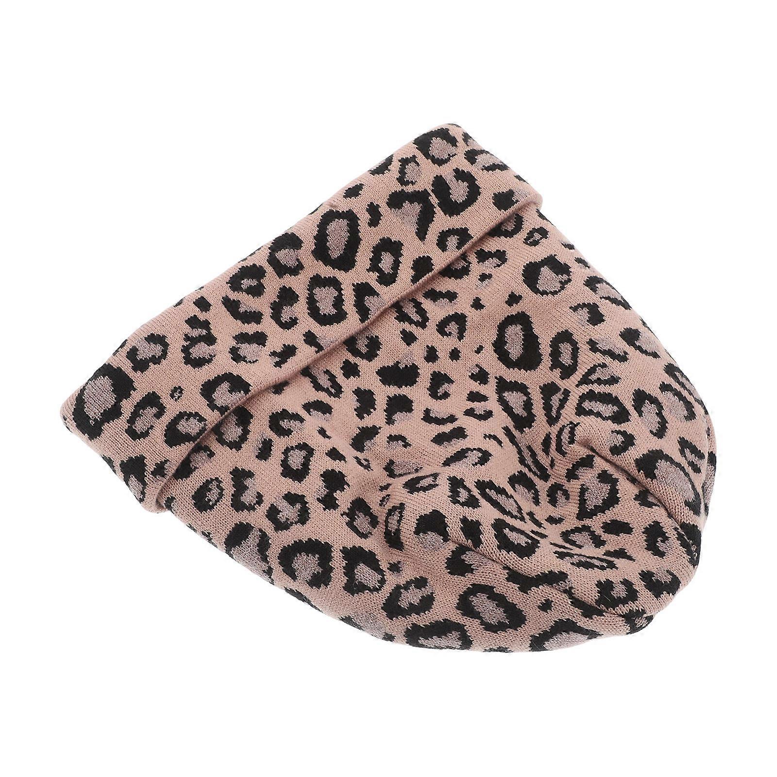 Leopard Knit Hats, Enhance Charm with This Autumn Essential