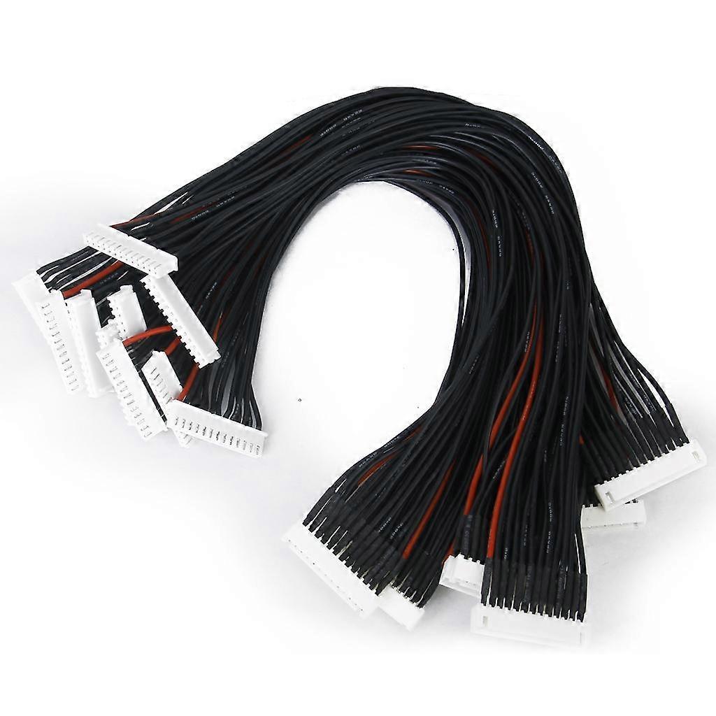10x 12S JST-XH Plug Connector Charging Lead Cord Wires for RC Model Vehicles