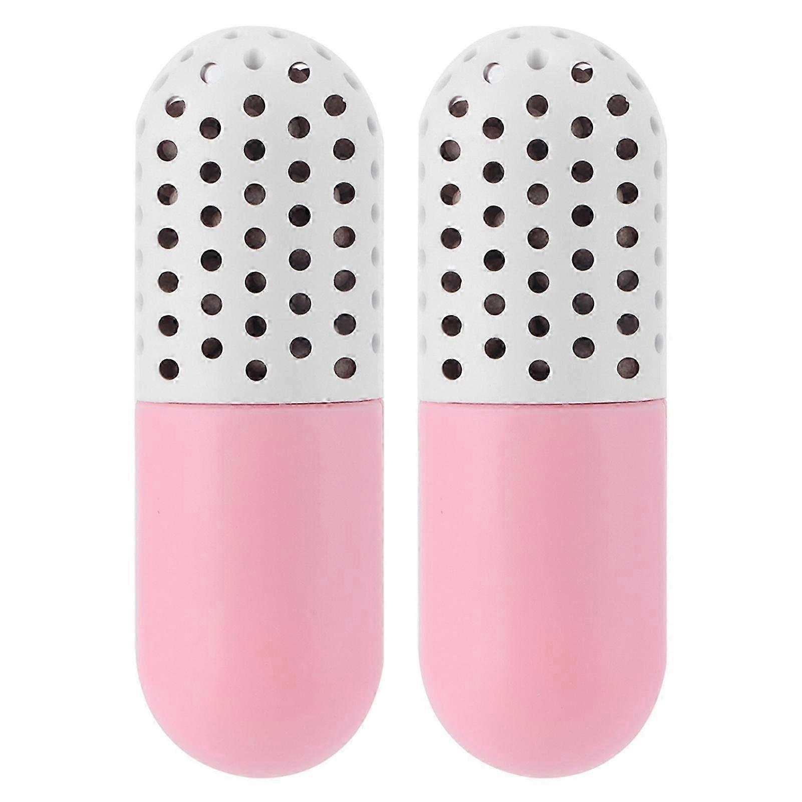 2Pcs Shoe Deodorant Capsule - Moisture Absorber for Wardrobe & Storage