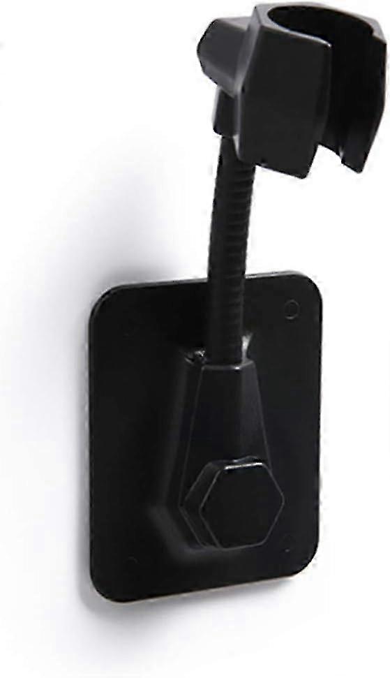 Adjustable Wall Mount Shower Head Holder Black Bathroom Spray Bracket