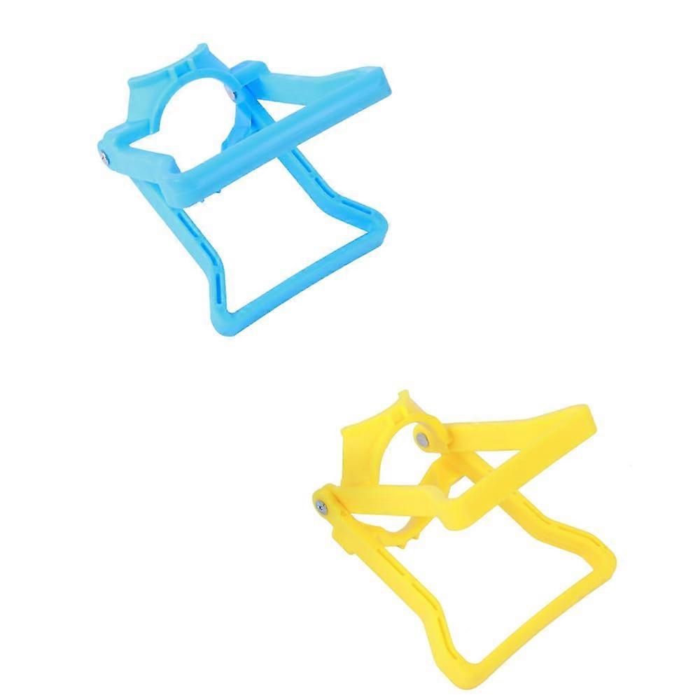 Pack of 2 Water Bottle Handle, 5 Gallon Water Jug Carry Handle (Yellow Blue)