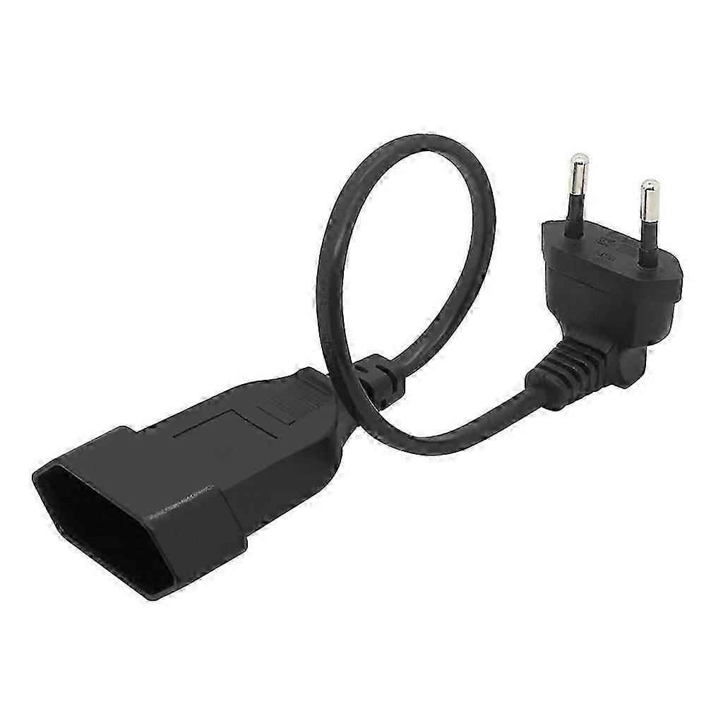 EU Plug Power Adapter Cablu 90 Degree Bend Angled Power Extension Cable Wire