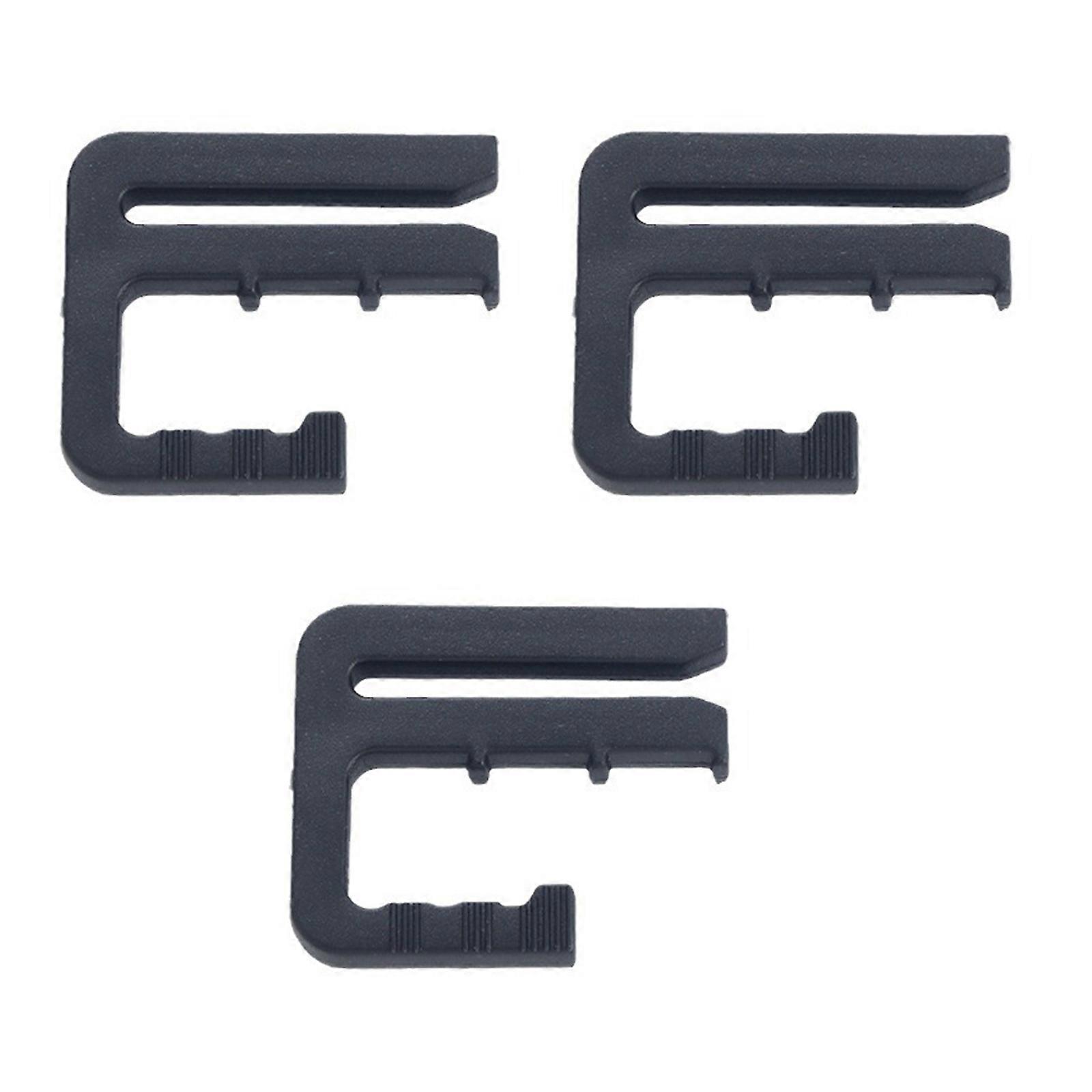 3db egyszerű Esign derékfeszítő horog kapocs nőknek újrafelhasználható derékfeszítő farmernadrághoz szoknya derékbeállító eszköz fekete