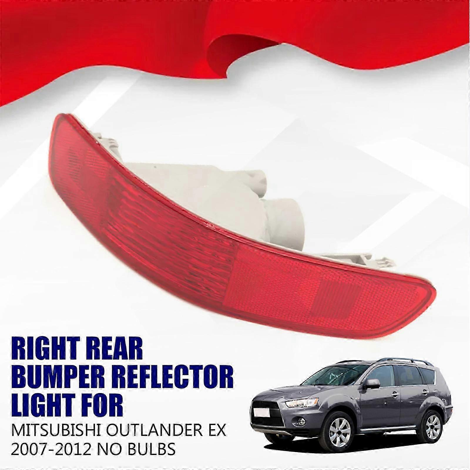 thumbnail image 2 of MZORANGE Rear Bumper Reflector LED Tail Lights For Mitsubishi Outlander 2007-2012 (Red) 2 of 5
