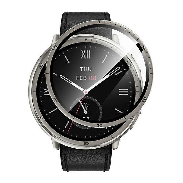 Huami Amazfit Active 2 PMMAスクリーンプロテクター3Dフルグルーウォッチスクリーンフィルムに対応するRURIHAI
