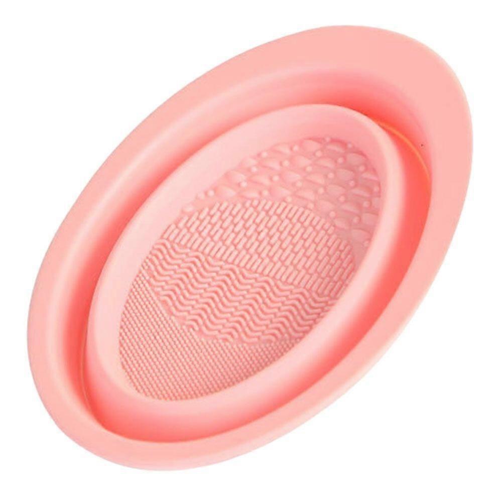 Creative Makeup Brush Cleaning Scrubber Bowl Silicone Foldable Brush Cleaner