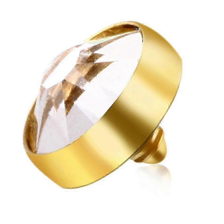 clear gem skin diver dermal anchor suitable for body piercing