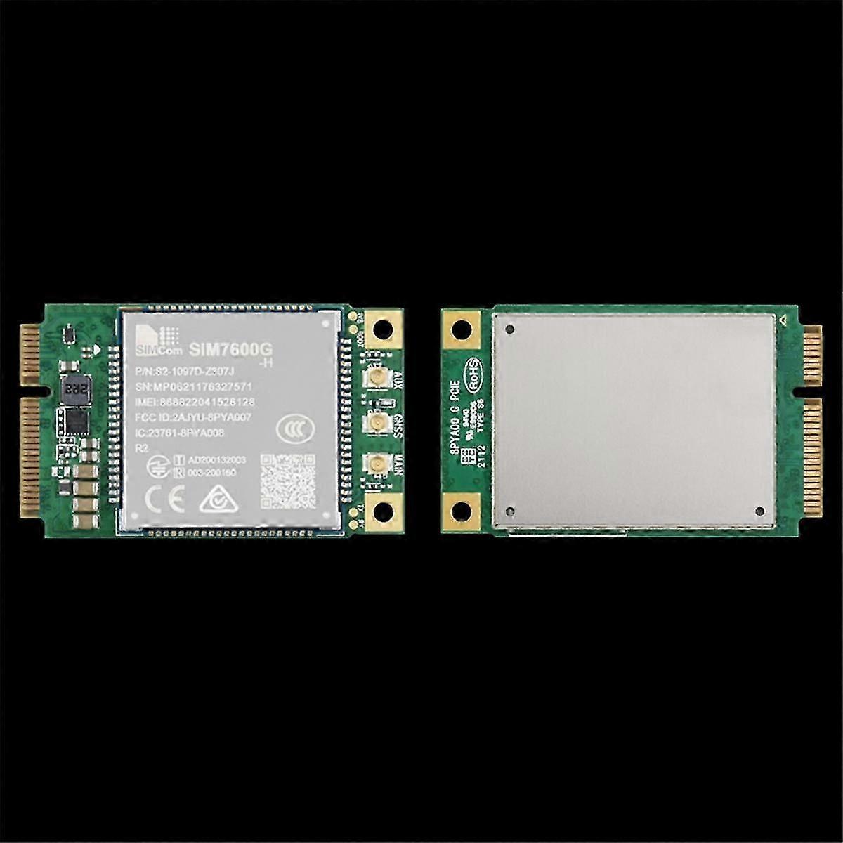 CM4 Expansion Module+SIM7600G 4G Module Full Kit 5G/4G Expansion Board M.2/Mini-PCIe for EU Plug