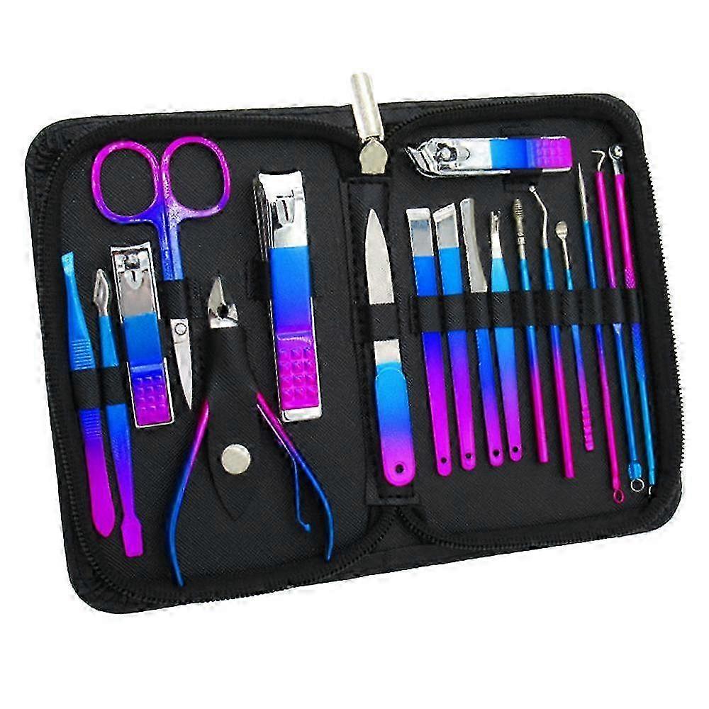 プロのレモンイエローネイルクリッパーセットトラベルケース付き--style8019