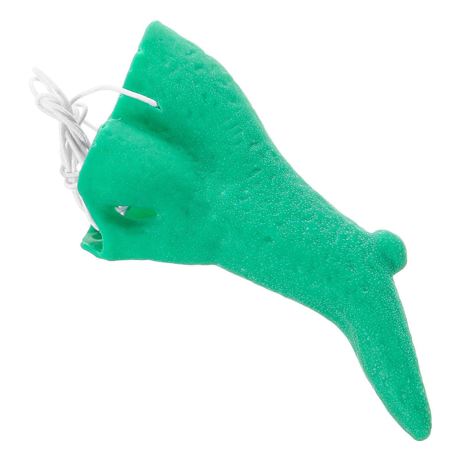 Creative Vinyl Witch Nose Prop for Halloween Costume Party – Long Dress Up Accessory with Elastic Band for Comfortable Fit, Ideal for Cosplay, Themed