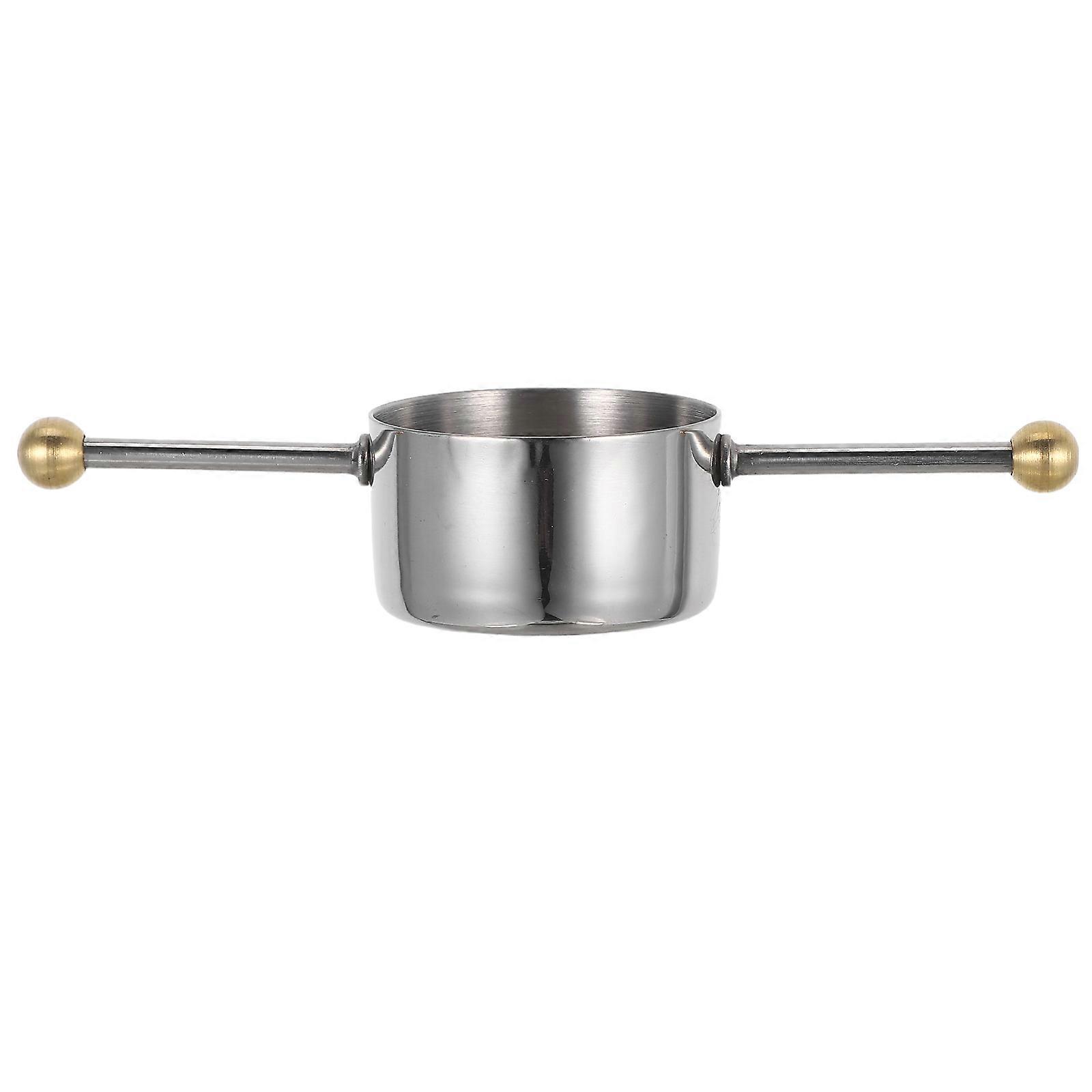 Stainless Steel Measuring Cup with Permanent Markings for Bar, Jigger, Cocktail, Wine Mixing – Comfortable Design for Home Use