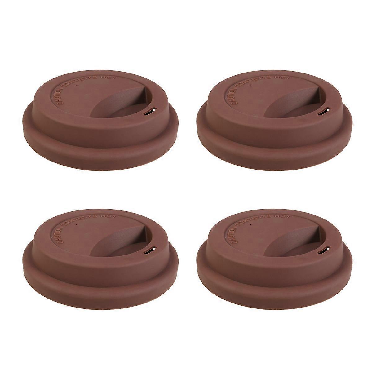 Cup Lids Silicone, Functional Drink Covers with Intake Valve for Hot Cold Beverages