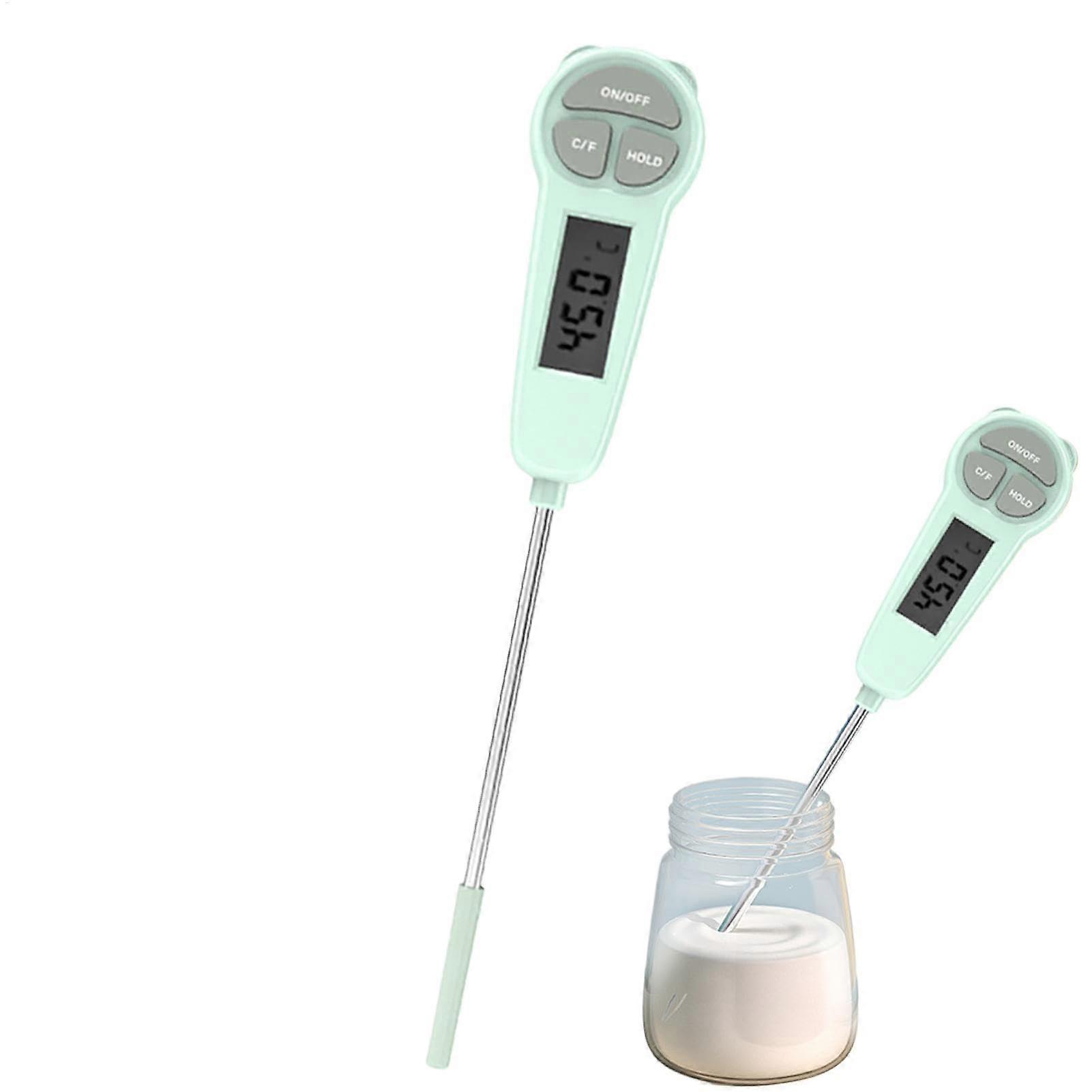 Digital meat thermometer  Fast reacting temperature probe for grilling