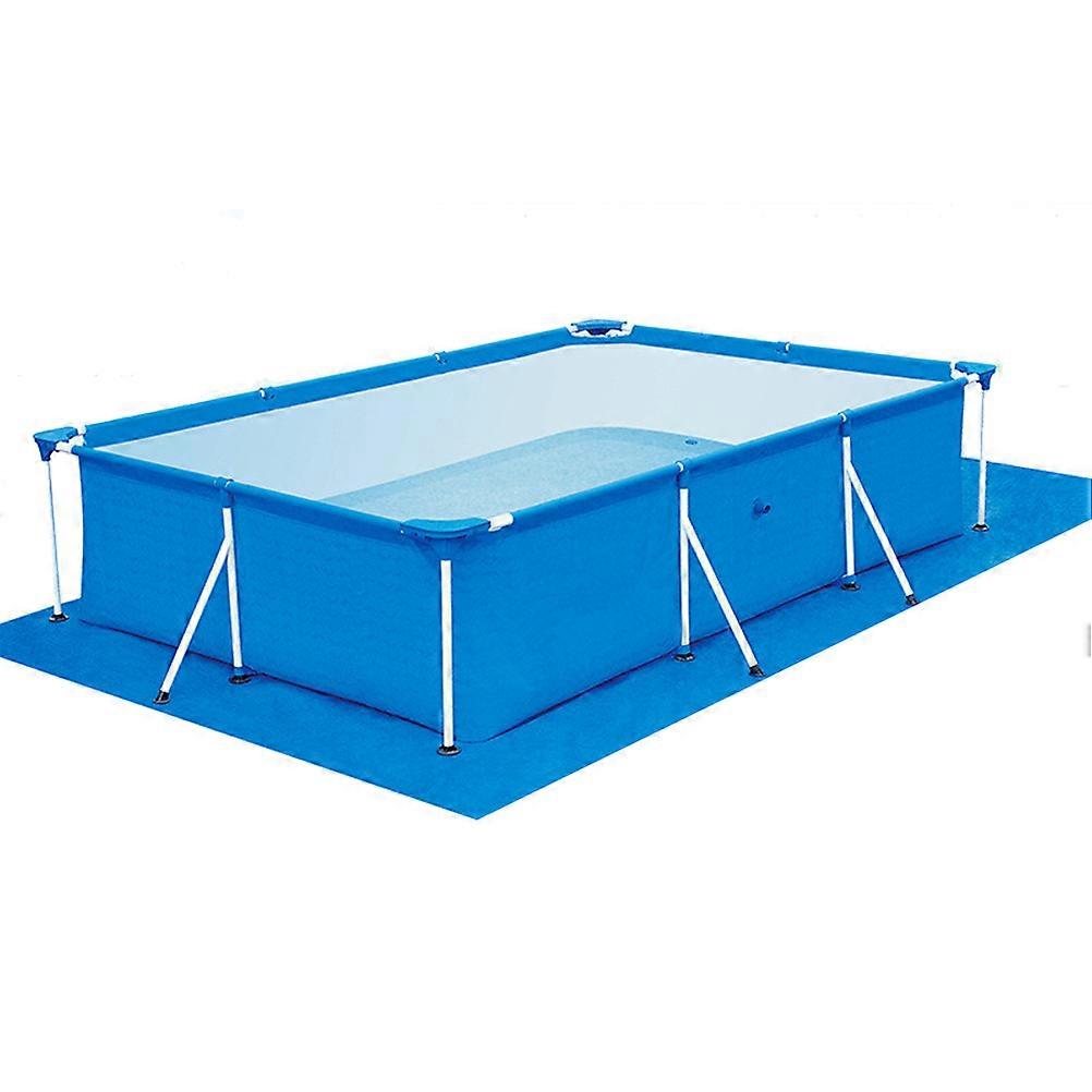PE Fabric Pool Cover – Durable, Rain and Dustproof Cover with Skid Design for Inflatable and Frame Pools – Easy to Install Floor Pad