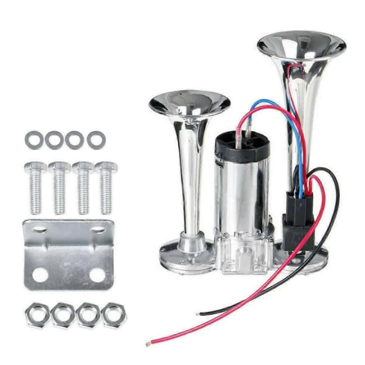 Doble høyttalere Super forte 600db 12V, diskanthøyttaler for elbiler, lastebiler, båter, tog, luksusbiler