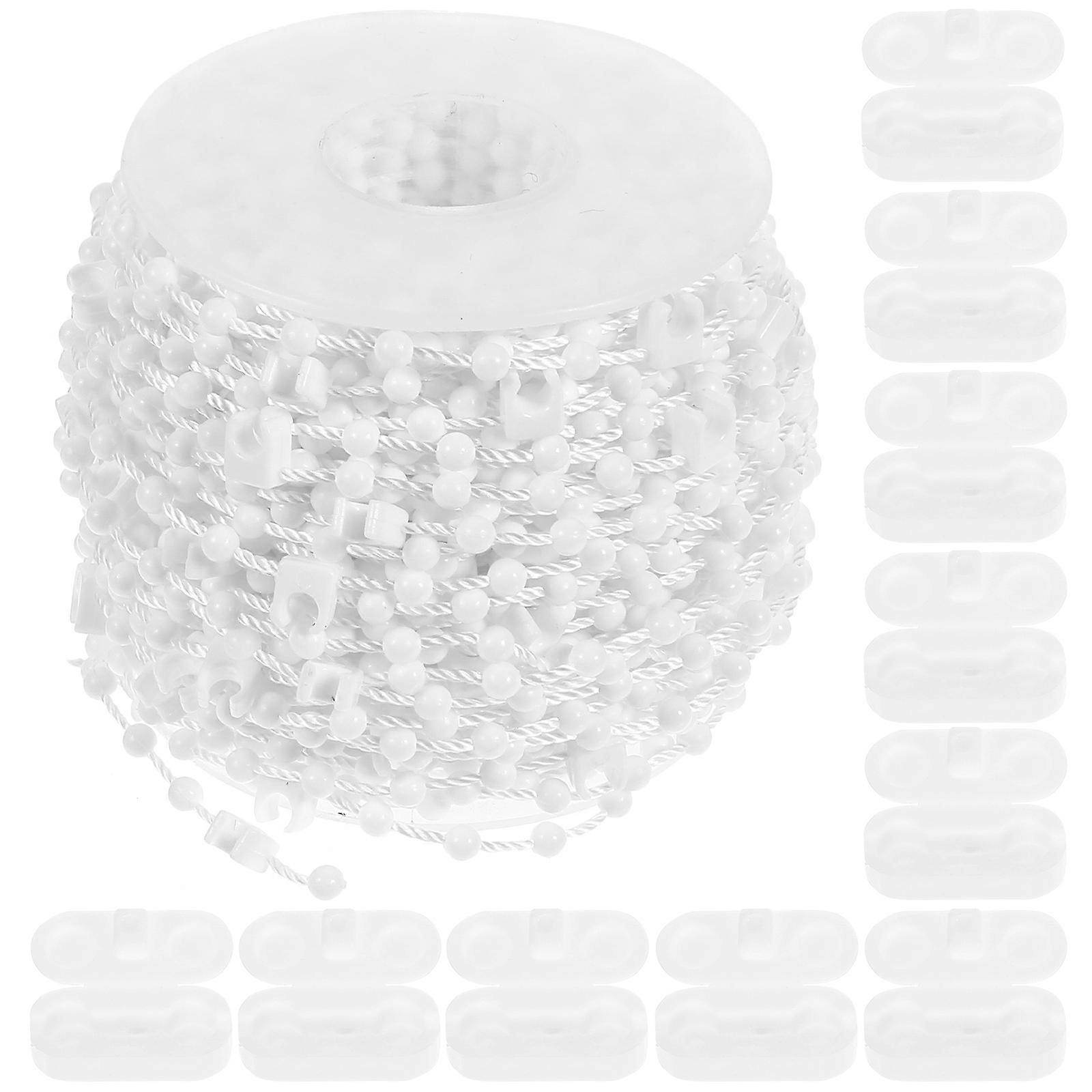 Vertical Blind Chain Connector Set Beaded Chain Repair Part for Blinds, Easy Installation for Home Use